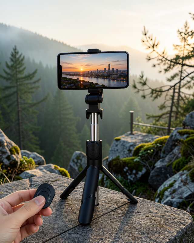 Selfie Çubuğu Tripod Kumandalı UUCZSELFİEÇUBUĞU2-1