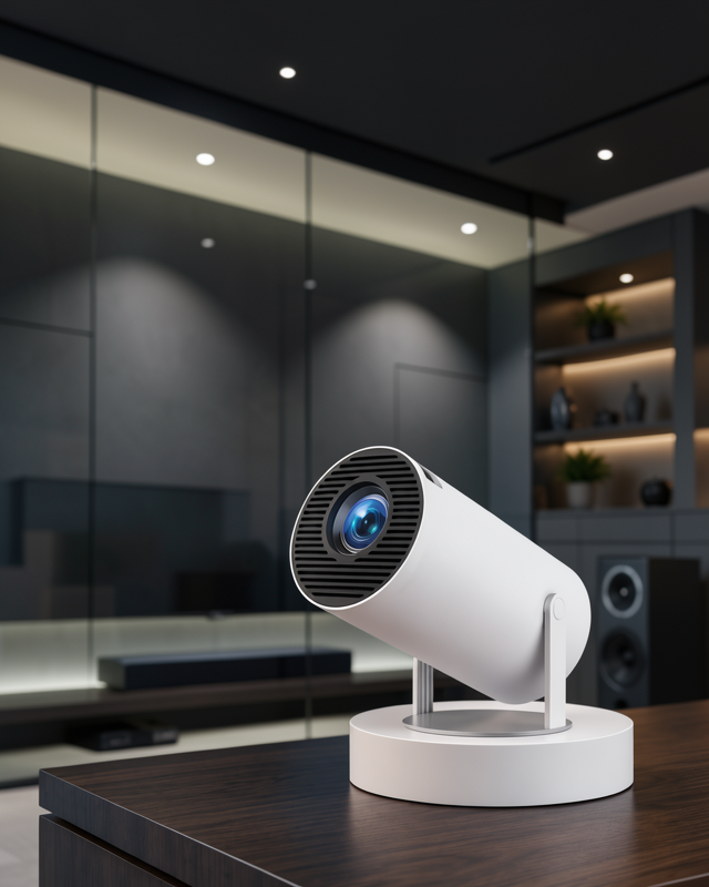 Taşınabilir 4K Çözünürlüklü Projeksiyon Ayaklı Çift Kollu UUCZM300MAX2-1