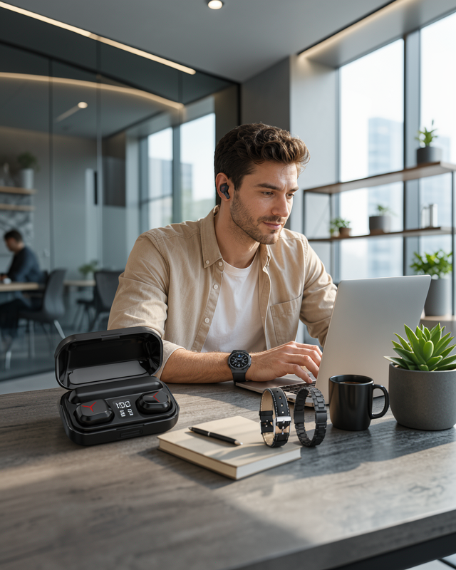 Akıllı Saat 5.1 Bluetooth Kulaklık UUCZG3SM88-1