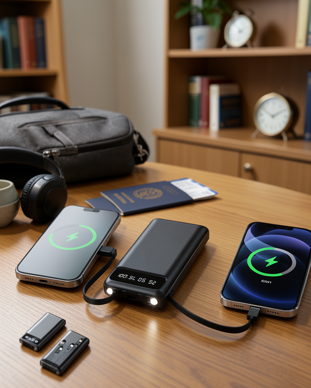20.000 mAh LED Işıklı LCD Ekranlı Type-C USB Powerbank UUCZ20MAHPOWERBANK2-1