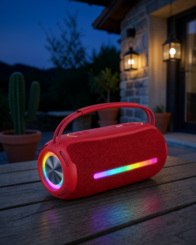 Taşınabilir Bluetooth Hoparlör 360 RGB LED UCZZZX360SPEAKER-7