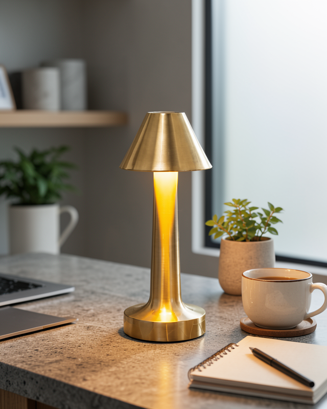 LED Masa Lambası 3 Renk Ayarlı UCZZZÜÇGENMASALAMBASI-6