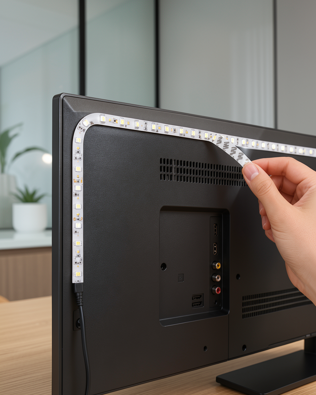 Uzaktan Kumandalı LED Arka Işık Şeridi 2M UCZZZTVLED2MT-7