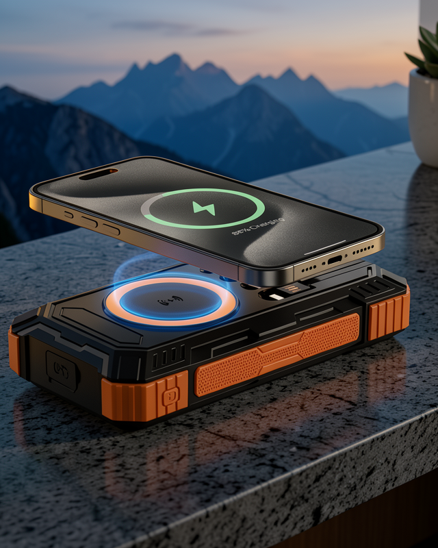 Güneş Enerjili Powerbank 20000 mAh UCZZSOLAR20000POWERBANK-1
