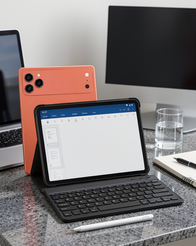 Tablet PC Klavyeli Set 6 Ekran Koruyucu ve Kalem Uczzzsp17promaxtablet-6