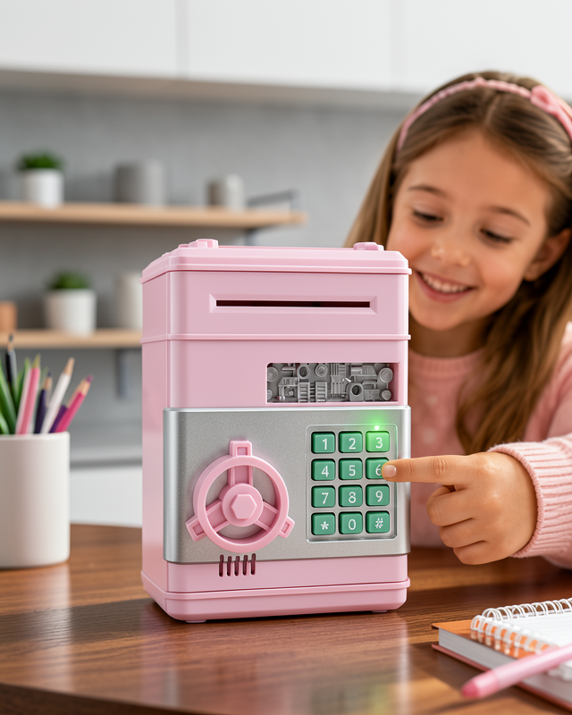 Şifreli Elektronik Kumbara Büyük Kapasiteli UCZZZSAM53NUMBERBANK-28