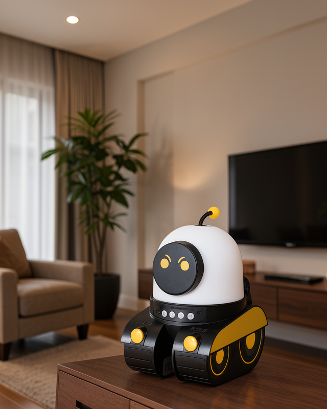 Taşınabilir LED Gece Lambası ve Projektör UCZZZROBOTPROJEKTÖR-7
