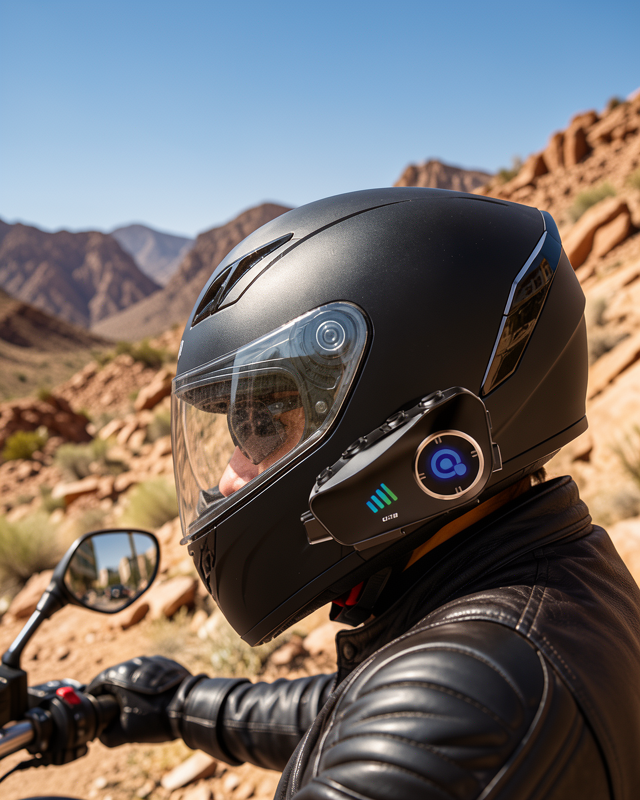 Motosiklet Kaskı Kulaklık 1080P HD Kamera Bluetooth 5.3 UCZZZQ28İNTERCOM-6