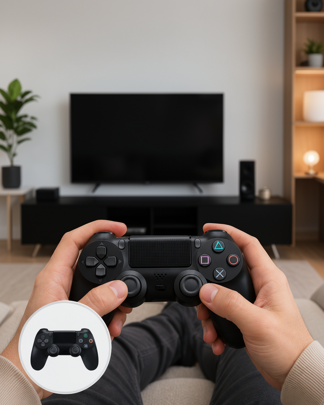 Kablosuz Oyun Kolu – Yüksek Hassasiyetli Analog Kontrol UCZZZPS4KOLU-8