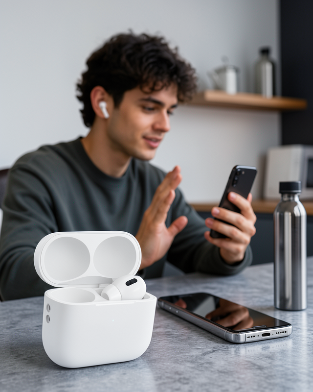 Bluetooth Kulaklık with Aktif Gürültü Engelleme ve Uzun Pil Süresi