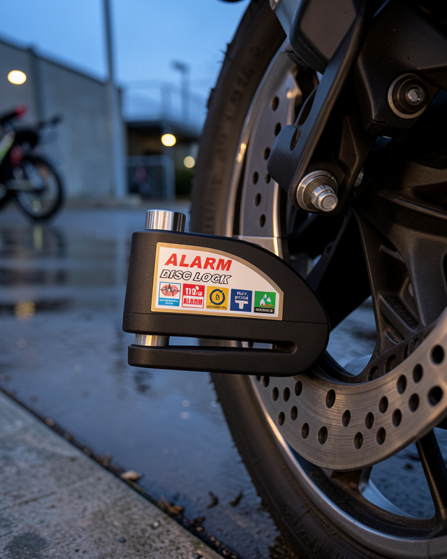 Su Geçirmez 110dB Çelik Disk Kilidi UCZZZMOTORKİLİT-7