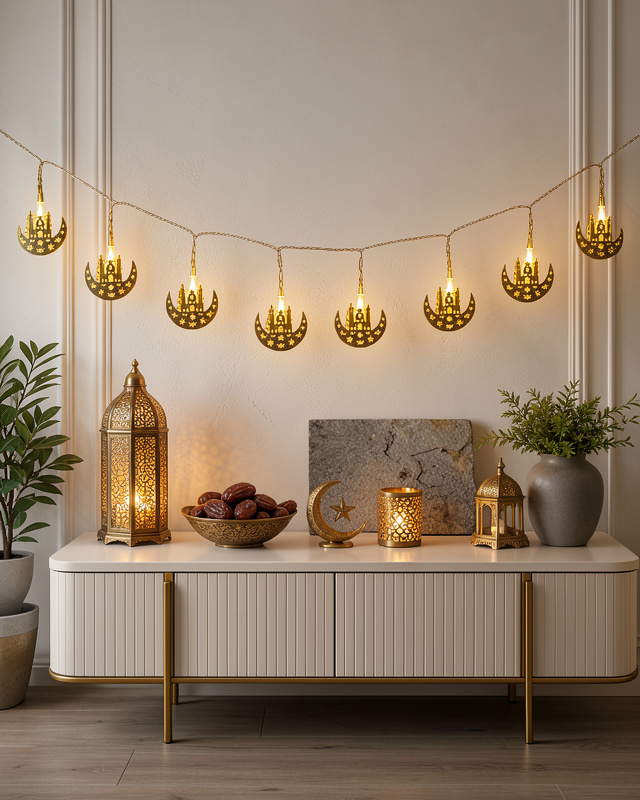 Hilal LED Işık Metal Gövdeli Ramazan Aydınlatma UCZZZMİNARERAMAZANLEDIŞIK-7