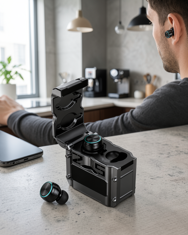 Bluetooth Kulaklık Suya Dayanıklı Dokunmatik Kontrollü UCZZZM25KULAKLIK-6