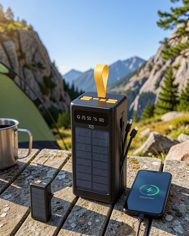 Güneş Enerjili Powerbank Dijital Göstergeli UCZZZ50000POWERBANK-6