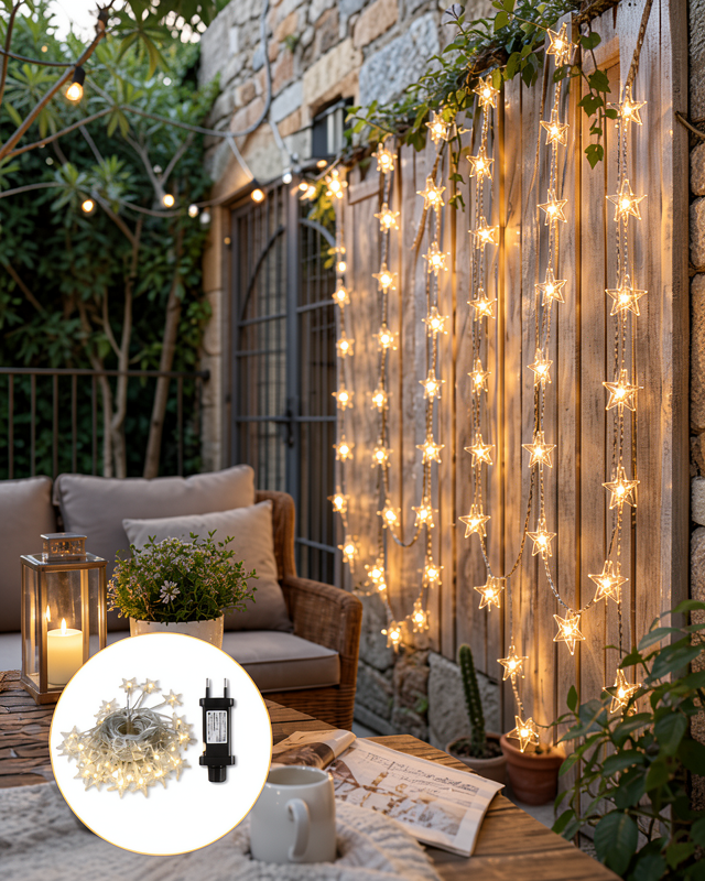 20 Ledli 5 Metre Günışığı Yıldız LED Şerit UCZZZ5MYILDIZLED-7