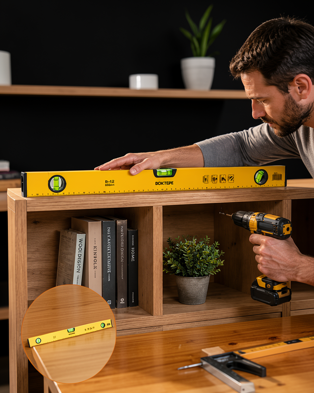 600 mm Su Terazisi Yatay ve Dikey Ölçüm İçin UCZZZ600MMSUTERAZİSİ-7