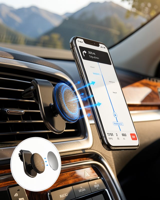 Manyetik Telefon Tutucu Kalorifer Izgaralı UCZZZARACTUTUCUMİNİ-6