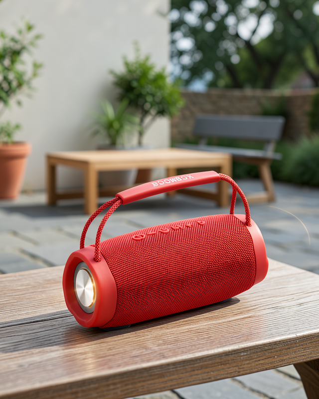 Bluetooth 5.1 Su Geçirmez Taşınabilir Hoparlör 10W UCZZZBOMBOX3PROKIRMIZI-6