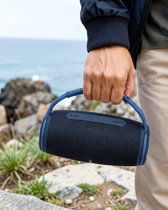 Bluetooth Hoparlör IPX5 Su Geçirmez UCZZZBOMBOX3PROMAVİ-7