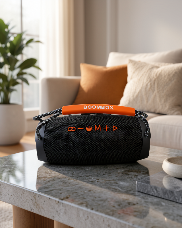 Bluetooth Hoparlör 10W Çift Çıkış UCZZZBOMBOX3PROSİYAH-7