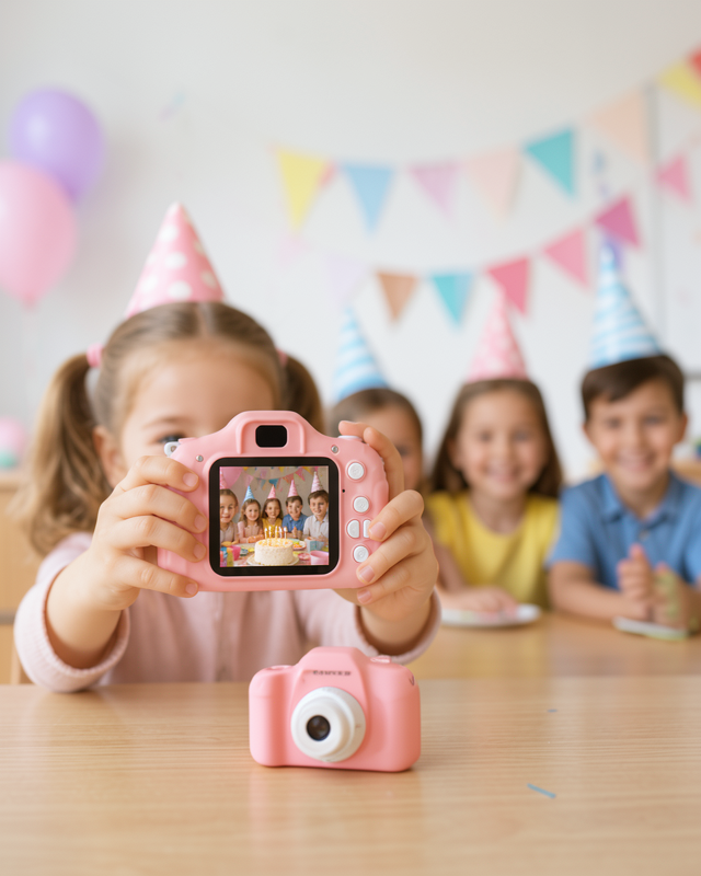 Taşınabilir Mini Kamera HD Video Fotoğraf Çekimli UCZZZÇOCUKKAMERASIPEMBE-16