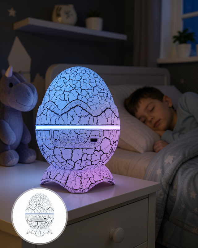 Dinozor Yumurta Gece Lambası UCZZZDİNAZORYUMURTA-10