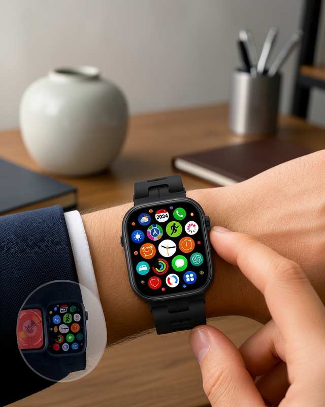 Akıllı Saat 1,70 inç AMOLED Ekran 41 mm Kasa UCZZZHK9MİNİİİ2-1