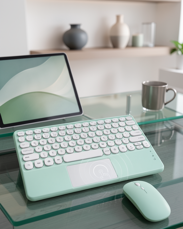 Bluetooth Klavye 10.8 İnç Touchpad Yeni Nesil UCZZ10İNÇBLUETOOTHKLAVYE2