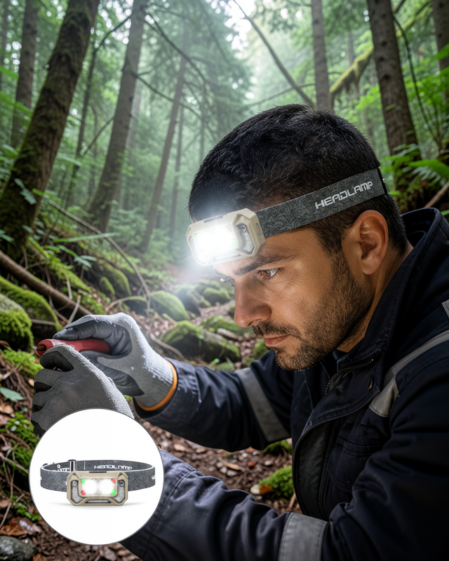 Şarjlı LED Kafa Feneri Wave Sensörlü UCZZZHS230-6