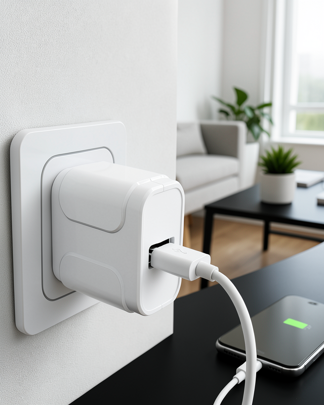 USB Girişli 12W Şarj Adaptörü Kompakt Model UCZZC47ŞARJBAŞLIK-2