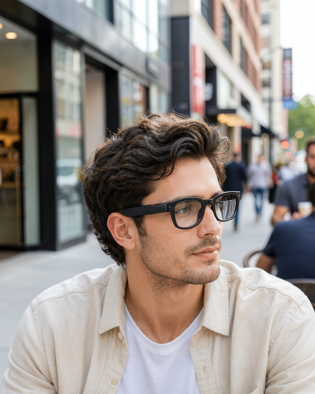 Akıllı Kamera Gözlüğü 8 MP Siyah Model UCZZSPMXAIMBG1MAX-4