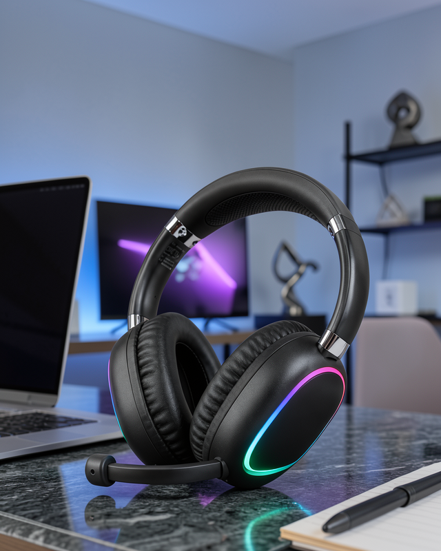 Kulak Üstü Bluetooth 5.0 RGB Aydınlatmalı UCZZMAX17-5
