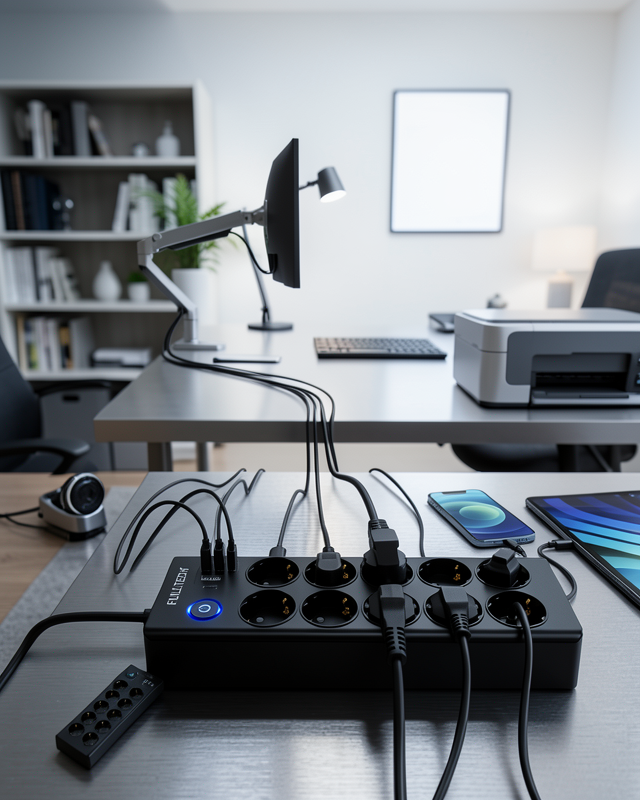 10'lu Akım Korumalı Çoklu Priz USB-A ve Type-C Çıkışlı UCZZ10LUPRİZ3680W-4