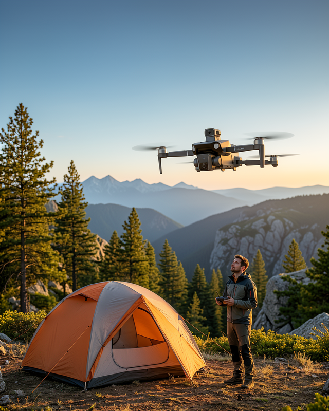 Katlanabilir GPS Destekli Çift Kamera Drone UCZZK19MAXHS322DRON-4