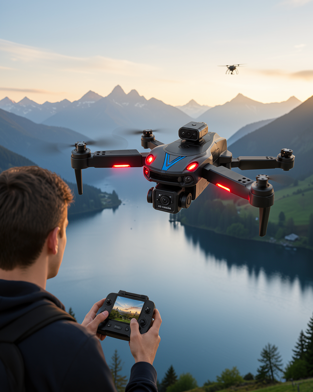 Katlanabilir Çift Kameralı Drone UCZZDRONVI88MAXHS325-1