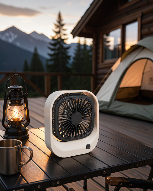 Şarjlı Masaüstü Fan 4000 RPM Hava Akışı UCZZBWFN2VANTİLATÖR-4
