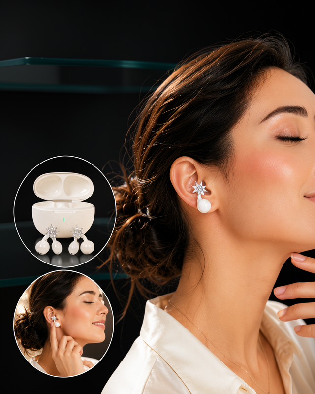 Küpe Tasarımı Kablosuz Bluetooth Kulaklık UCZZKÜPEKULAKLIK-1