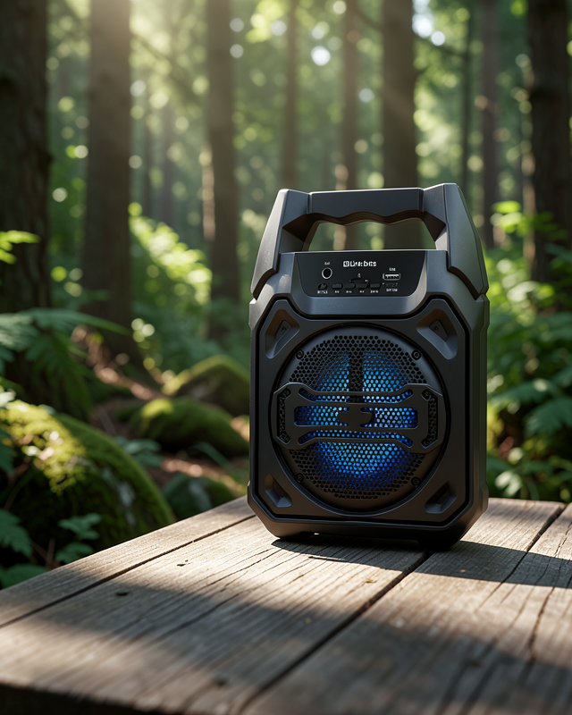 Bluetooth Hoparlör + Mikrofon + USB, SD, FM, 1283HOPARLÖR-5