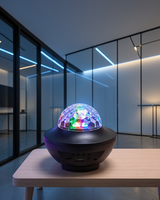 Müzikli Parti Işığı RGB Bluetooth USB ve TF Kartlı UCZZDISKOXY918-2