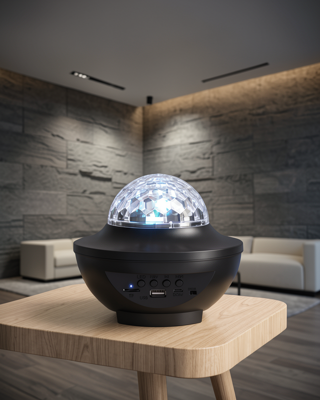 RGB Bluetooth Hoparlörlü Disko Lambası UCZZDISKOXY918-1
