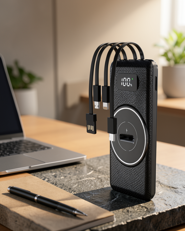Powerbankli Dijital Göstergeli Hızlı Şarj 10000mAh UCZPW10POWERBANK2-1
