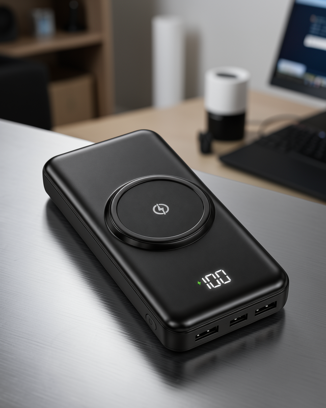 Powerbank 10000mAh 4 Portlu Dijital Göstergeli UCZPW10POWERBANK1-1