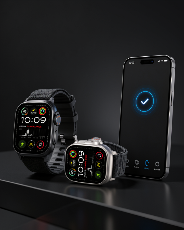 Akıllı Saat Bluetooth Bağlantılı Adımsayar UCZHAİNOTEKO2SAAT-2