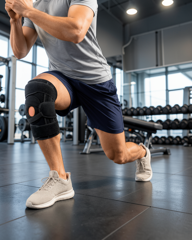 Ligamentli Dizlik Silikon Pedli Ayarlanabilir Diz Koruyucu PRTPATELLADIZLIK-5