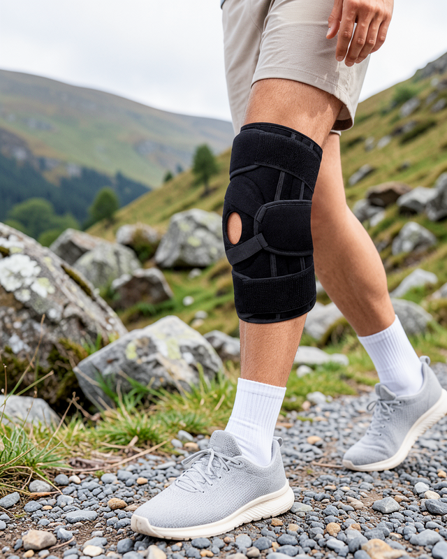 Dizliği Esnek Ligamentli Silikon Pedli Menisküs Destek Bandajı