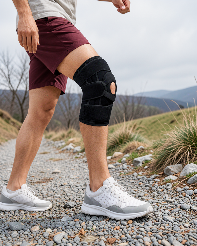 Dizlik Silikon Patella Destekli Ayarlanabilir Cırtlı Ligament Model