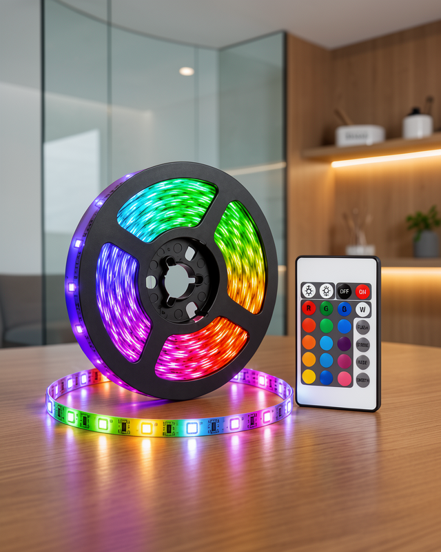 5M RGB Işıklı Şerit LED UCZ5MŞERİTLED2-1