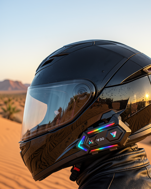 Bluetooth 5.3 Motosiklet Kask Intercom Su Geçirmez XXUCZZZY20İNTERCOMMM-1
