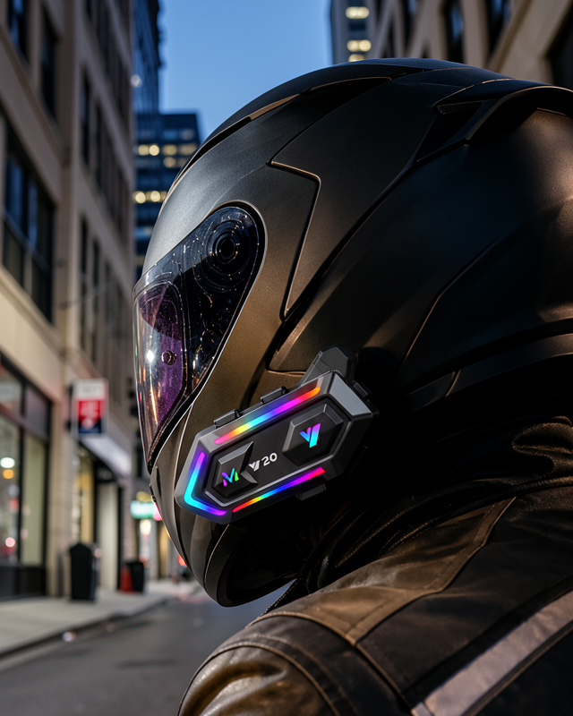 Bluetooth 5.3 Motosiklet Kask Intercom 1000 Metre Bağlantı XXUCZZZY20İNTERCOMM-2