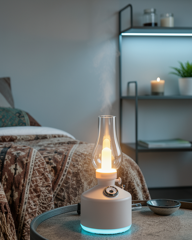 LED Işıklı Aroma Difüzör 280 ml USB Şarjlı XXUCZZZ0621LAMBANEMLENDİRİCİ-3